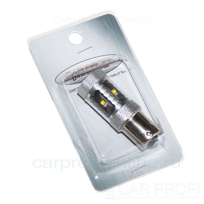 Светодиодная лампа CarProfi CP-S25 (P21W) 30W 6LED CREE XB-D 1156 - 1 контакт (5100K) 1 шт. | параметры