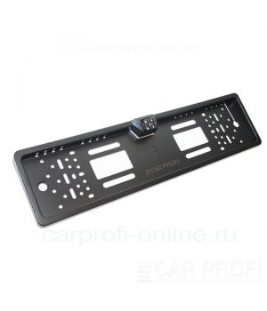 Камера заднего вида в рамке номерного знака CarProfi HX-EU08 LED HD (парковочные линии, LED подсветка)