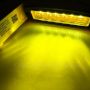 Светодиодная фара CarProfi CP-BL-GDN-18L Spot Yellow, 18W, Epistar, желтое свечение, линзы, под врезку 