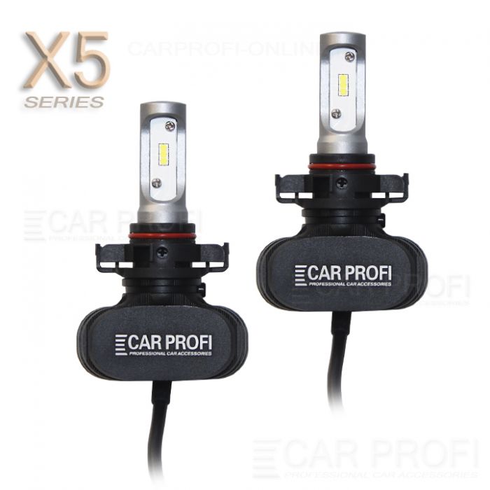 Светодиодные лампы CarProfi CP-X5 PSX24 CSP new 6000Lm (комплект, 2шт)