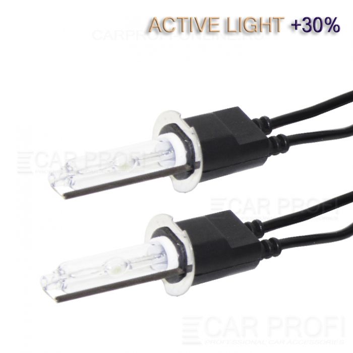 Ксеноновая лампа CarProfi H3 Active Light +30%, 5100k,  (AC, Керамика) 1 шт.