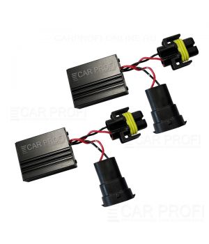 Обманки CarProfi CP-CAN LED + IF H11 (H27,H8,H9) c фильтром помех, для установки светодиодных ламп головного света и птф