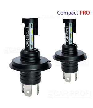 Светодиодные лампы CarProfi Compact PRO H4 Hi/Low CSP HP, 20W, 5100K, 9-16V, 6000Lm (к-т, 2 шт)