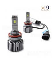 Светодиодные лампы CarProfi CP-X9 H11 Fan Series, CanBus, 40W, 10000Lm (к-кт 2шт)