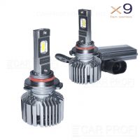 Светодиодные лампы CarProfi CP-X9 HB3 (9005) Fan Series, CanBus, 40W, 10000Lm (к-кт 2шт)