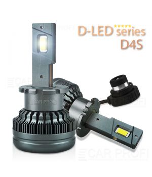 Светодиодный головной свет CarProfi D-LED Series D4S, +100% HIGH POWER 7040 CSP, 50W, 5500K, 12000Lm (к-т 2 шт.)