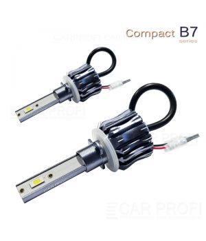 Светодиодные лампы CarProfi CP-B7 H27 Compact Series 5100K CSP, 13W, 3000Lm (к-т, 2 шт)