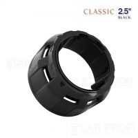 Маска для би-линзы CarProfi CLASSIC 2.5" Black (Z260), комплект 2шт