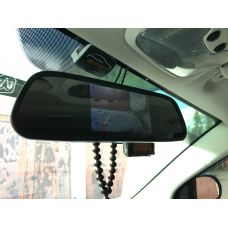 Пример установки камера заднего вида CarProfi HX-901 в паре с  зеркалом HX-501